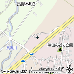 福岡県北九州市小倉南区津田南町1-62周辺の地図