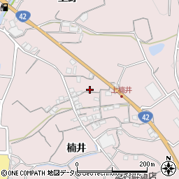 和歌山県御坊市名田町楠井2374周辺の地図