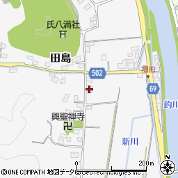 福岡県宗像市田島279-1周辺の地図