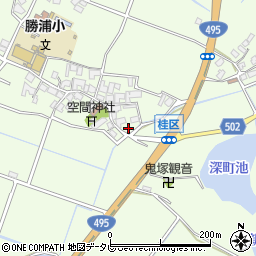 福岡県福津市勝浦2950周辺の地図