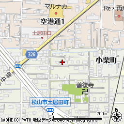 愛媛県更生保護会周辺の地図