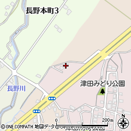 福岡県北九州市小倉南区津田南町1-68周辺の地図