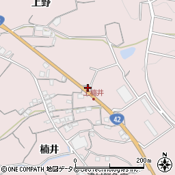 和歌山県御坊市名田町楠井2362周辺の地図