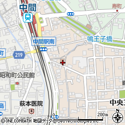 御館町公民館周辺の地図
