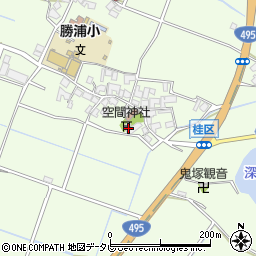 福岡県福津市勝浦2996周辺の地図