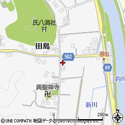 福岡県宗像市田島279周辺の地図