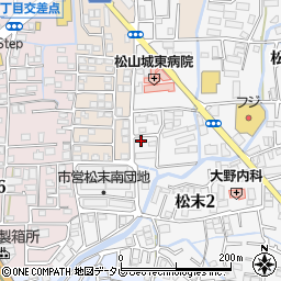 山田フライ専門店　松末店周辺の地図