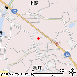 和歌山県御坊市名田町楠井2371-1周辺の地図