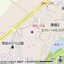 福岡県北九州市小倉南区津田南町16周辺の地図