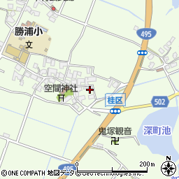 福岡県福津市勝浦2949周辺の地図