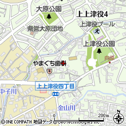コーポ上津役周辺の地図