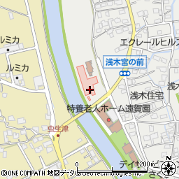 浅木病院ケアプランサービス周辺の地図