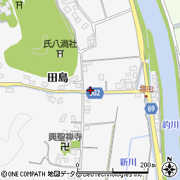 福岡県宗像市田島2379-7周辺の地図