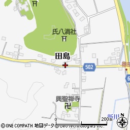 福岡県宗像市田島1492-3周辺の地図