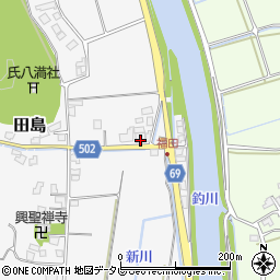 福岡県宗像市田島2401周辺の地図