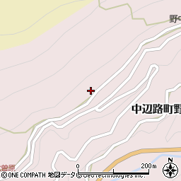 和歌山県田辺市中辺路町野中817周辺の地図