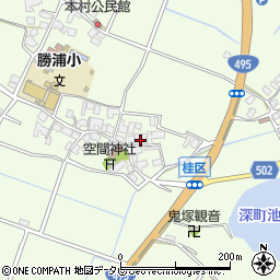 福岡県福津市勝浦2956-1周辺の地図
