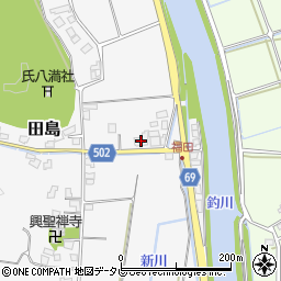 田島区公民館周辺の地図