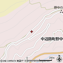 和歌山県田辺市中辺路町野中810周辺の地図