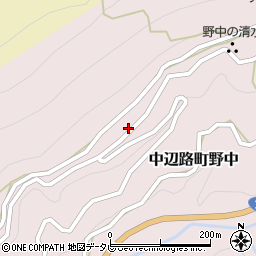 和歌山県田辺市中辺路町野中808周辺の地図
