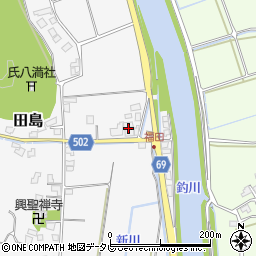 福岡県宗像市田島2401-3周辺の地図