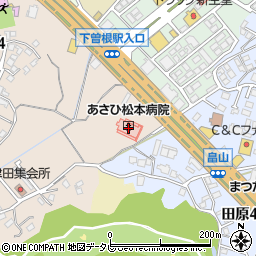 あさひ松本病院周辺の地図