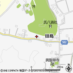 福岡県宗像市田島1517周辺の地図