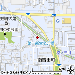 愛媛県松山市南吉田町1395-10周辺の地図