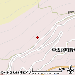 和歌山県田辺市中辺路町野中820周辺の地図