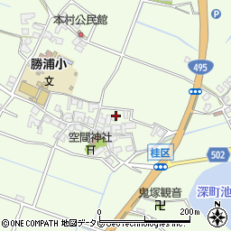 福岡県福津市勝浦2331周辺の地図
