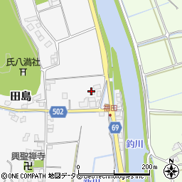 福岡県宗像市田島2402周辺の地図