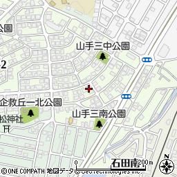 福岡県北九州市小倉南区山手3丁目周辺の地図