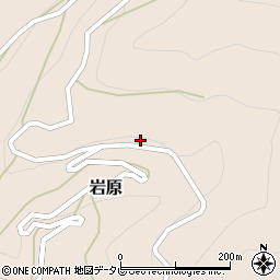 高知県長岡郡大豊町岩原1010周辺の地図