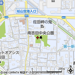 南吉田中央公園周辺の地図