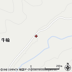 徳島県那賀郡那賀町牛輪宮ノ首26-1周辺の地図