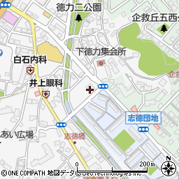 西日本シティ銀行志徳出張所周辺の地図