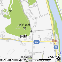 福岡県宗像市田島1494周辺の地図