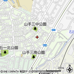 福岡県北九州市小倉南区山手3丁目11周辺の地図