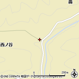 徳島県那賀郡那賀町拝宮西ノ谷61周辺の地図