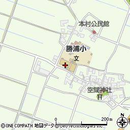 福津市立勝浦小学校周辺の地図