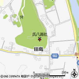 福岡県宗像市田島2241周辺の地図