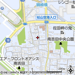 愛媛県松山市南吉田町1518周辺の地図