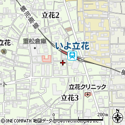 コスモ薬局立花店周辺の地図