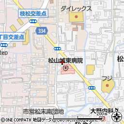 ファミリーマート松山松末店周辺の地図
