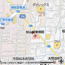 ファミリーマート松山松末店周辺の地図