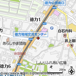 ジョリーパスタ徳力店周辺の地図