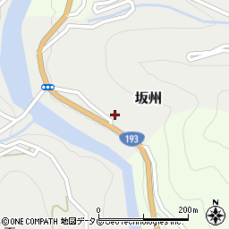 徳島県那賀郡那賀町坂州向エ周辺の地図