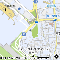 バジェットレンタカー松山空港店周辺の地図