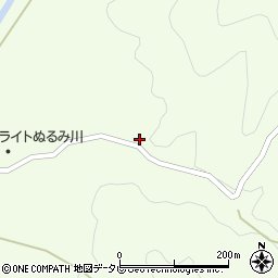 和歌山県田辺市中辺路町温川260周辺の地図