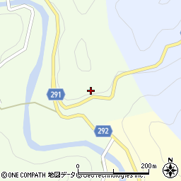 徳島県那賀郡那賀町西納大張周辺の地図